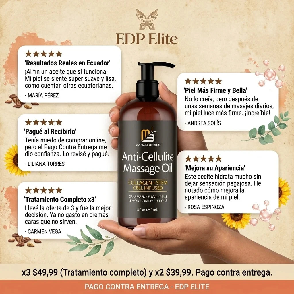 Aceite Anti Celulitis + Envío Gratis