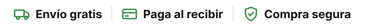Envío gratis · Paga al recibir · Compra segura