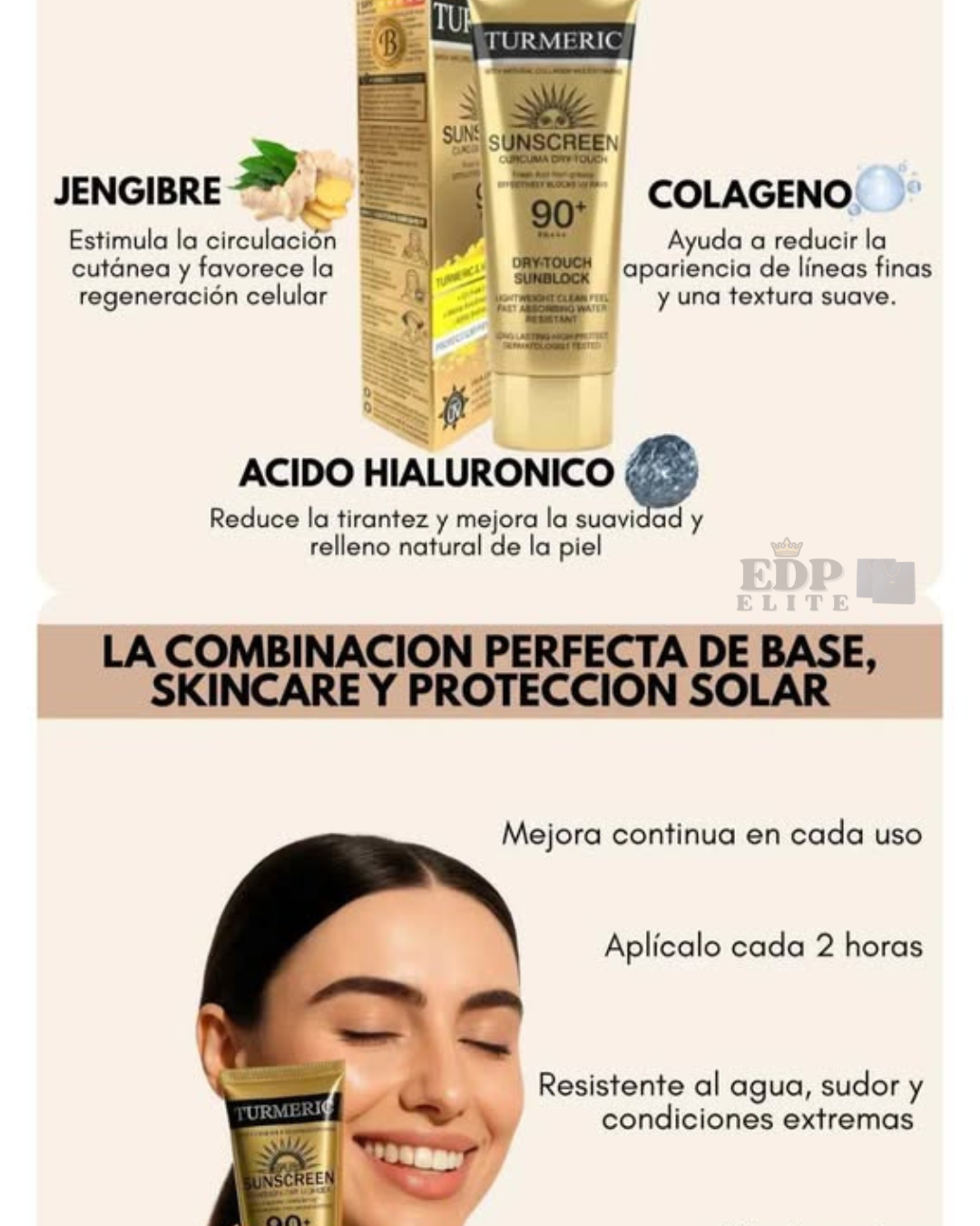 Protector Solar Spf90+ Protección Máxima y Cuidado de la Piel